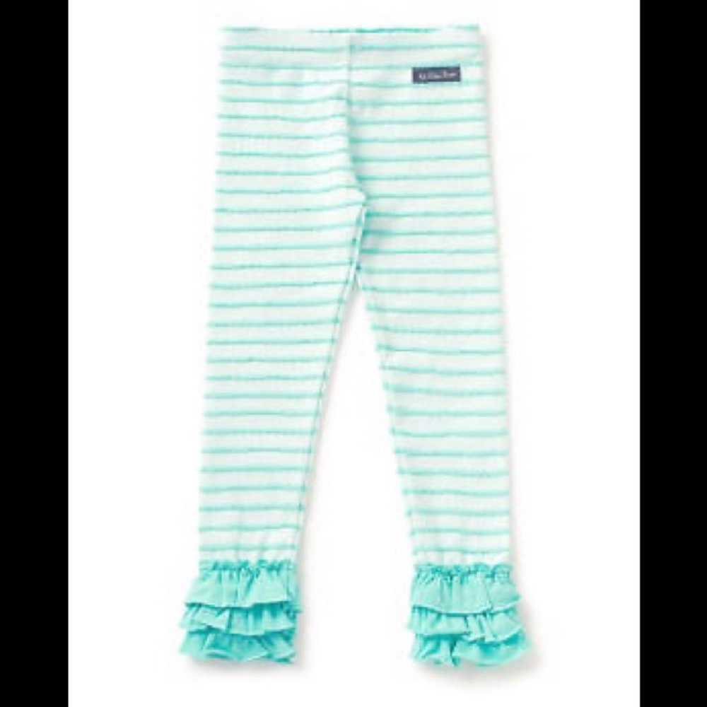 Matilda Jane skipping along ruffle leggings